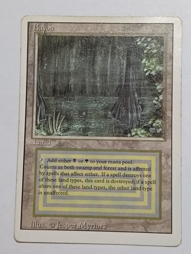 Magic the gathering mtg bayou - magic,