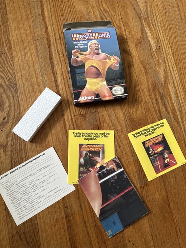 Wwf wrestlemania nes box - nes,