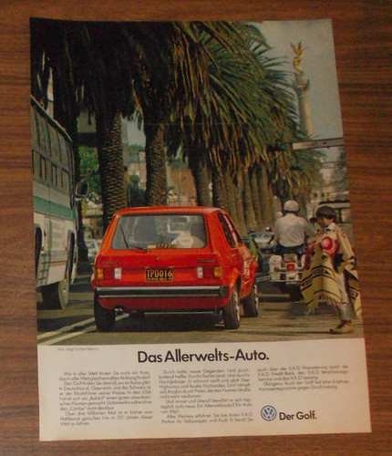 Rara pubblicità volkswagen - volkswagen, vw