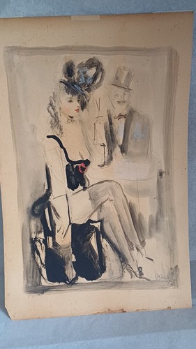 Antico disegno bozzetto - antico,