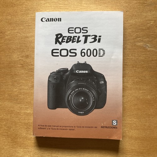 Spanish canon eos rebel t3i - spanish,