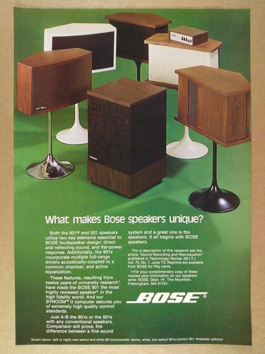 Pubblicità bose 901 501 - 901, e