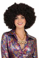 Parrucca Afro Nera - Costume