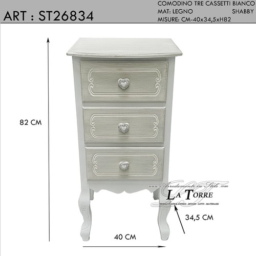 Comodino stile shabby - , classico