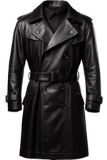 Cappotto trench uomo lungo