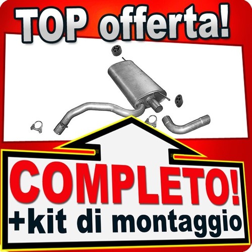 Silenziatore posteriore per - silenziatore,