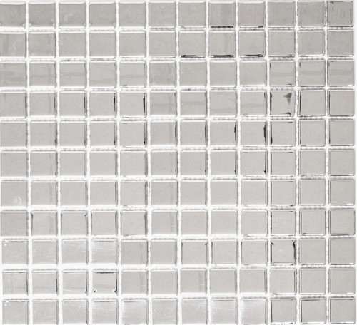 Mosaico vetro argento - mosaico, per