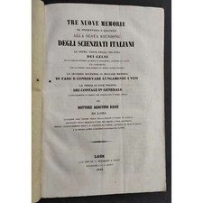 Tre Nuove Memorie del Dottore Agostino Bassi di lodi - 1844
