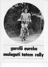 advertising Pubblicità CICLOMOTORI GARELLI EUREKA-MALAGUTI TOTEM '72-MOTO EPOCA