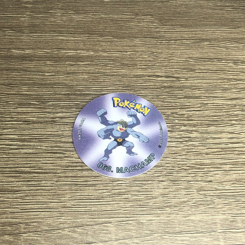 Pokemon pogs machamp tazos - pogs,