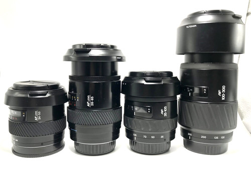 Minolta maxxum obiettivi zoom - maxxum,