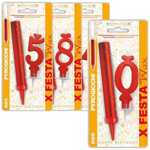 Fontana pirotecnica per - , torte