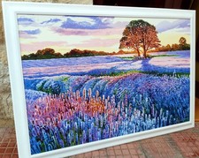 Athos Faccincani  Pensieri e profumi nell'ora dell'Ave Maria cm.80x120