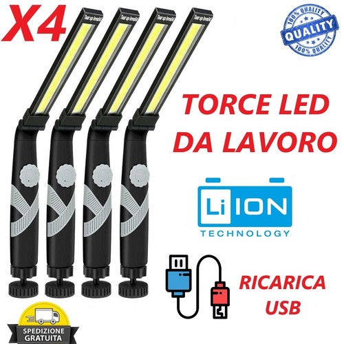 Lampada lavoro led - x4,