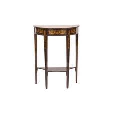 Consolle tavolo legno noce 70cm vintage mobile ingresso