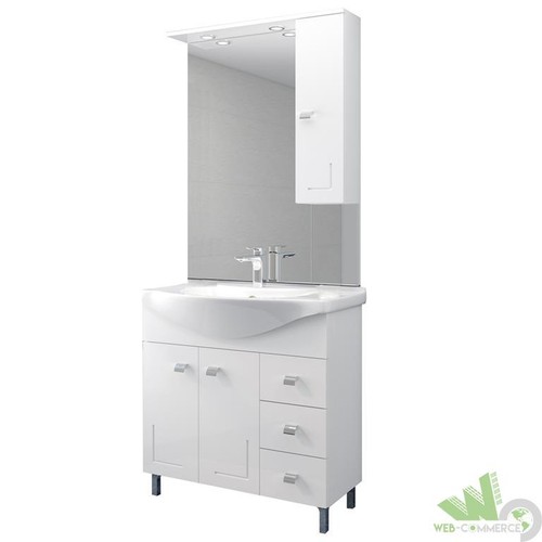 Mobile lavabo bagno bianco - mobile,