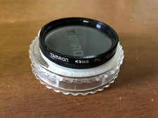 TAMRON FILTER PL ø 49 mm - POLARIZZATORE LINEARE FILTRO MADE IN JAPAN