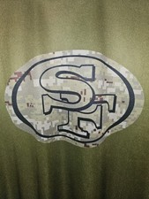 Maglietta San Francisco 49ers Weston Richburg Service Salute Large Uomo Verde Grafica 