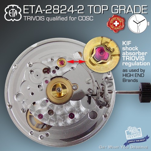 Movement automatic eta - movement, 2824-2