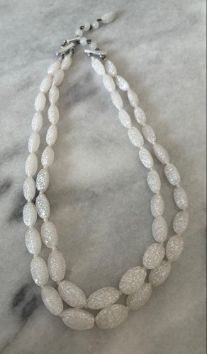 Collana doppia con perle - , ovali