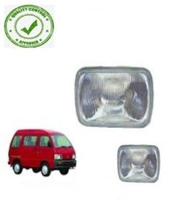 SET 2 FARO FANALE PROIETTORE ANTERIORE SX DX PER PIAGGIO PORTER 92 SUPERCARRY H4