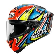 Casco moto/moto Shoei X-SPR Pro Daijiro TC1 - Bianco/Rosso/Blu/Giallo