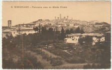 S. GIMIGNANO - SIENA - PANORAMA VISTO DA MONTE OLIVETO -38637-