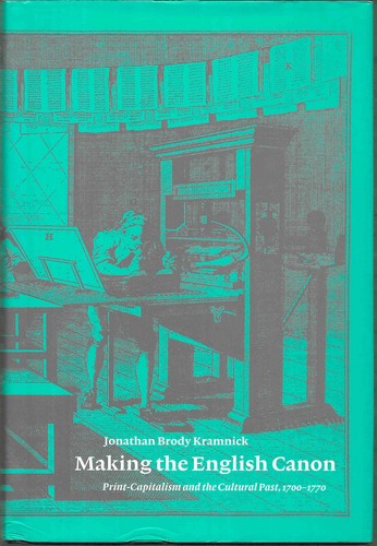 Making the english canon - english,