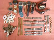 LOTTO DI  OROLOGI DA POLSO , CINTURINI COMPLETI E ALTRO ( N . 10)