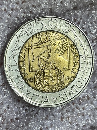 500 lire 1997 polizia - polizia, stradale