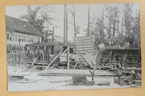 Rppc 1912 tornado trolley riva - rppc,