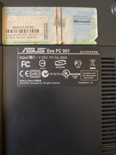 Asus eee 901 - pc,