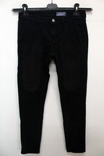 Jeckerson Donna Pantalone Taglia 27/40 Jeans Nero Cotone Pant Woman Pants Logo