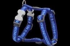 Red Dingo DH-CO-DB-12 Dog Harness Design Cosmos Dark Blue- Extra Small