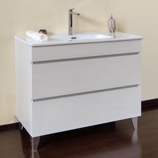Yellowshop Mobile Bagno Musa 80 cm Composizione Completa con Lavabo Ceramica e 2