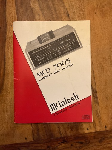 Mcintosh mcd 7005 lettore - mcintosh,