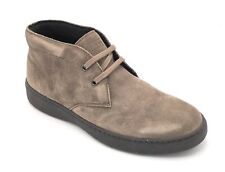 Frau 19c5 polacchino pelle scamosicata grigio visone laccio fondo gomma