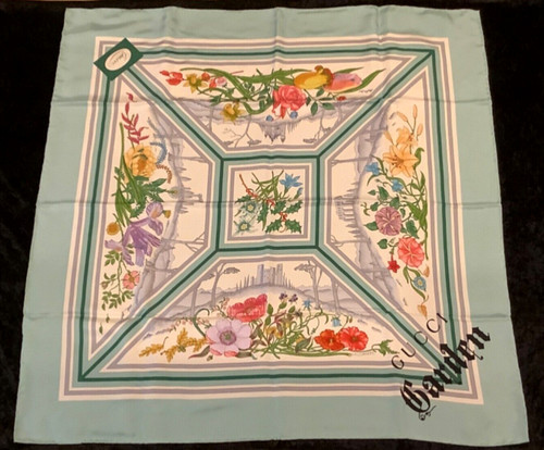 Sciarpa seta gucci garden - sciarpa,