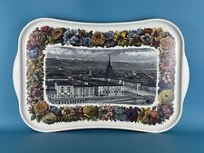 Piero Fornasetti Milano Grande Vassoio Per Fiat Torino Tavolino Design 1966