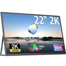 Monitor Portatile 22'' 2560x1440 Estensore Schermo per Laptop Switch Display