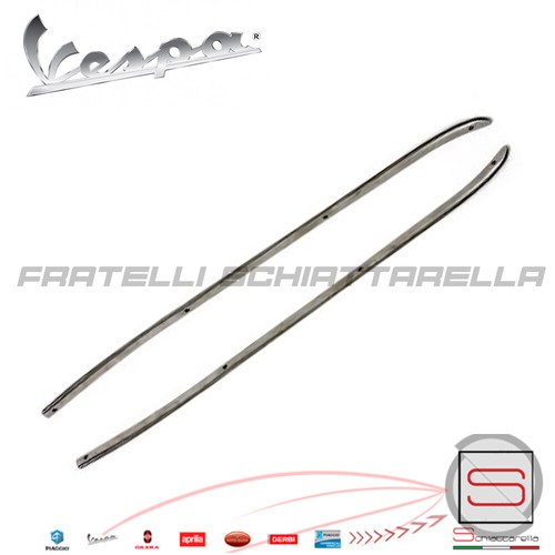 Coppia listelli cromati pedana - coppia,