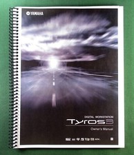 Yamaha Tyros 3 Owner's Manual: 120 Pages & Protective Covers!