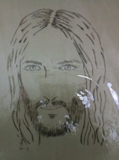 Quadro in legno Cristo