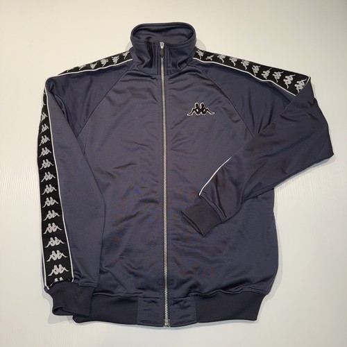 Kappa full zip blue track - kappa,