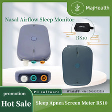 Misuratore schermo apnea notturna RS10 Spo2 PR flusso d'aria naso software analisi PC