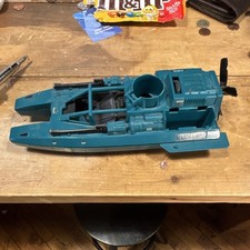 Hovercraft in plastica blu