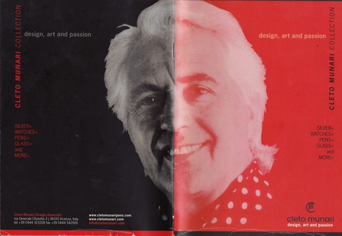 Raro catalogo cleto munari - catalogo,