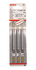 LAME PER SEGHETTO ALTERNATIVO 3PZ - BOSCH T 345 XF - PROGRESSOR X LEGNO/METALLO