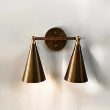 Applique da parete doppia in