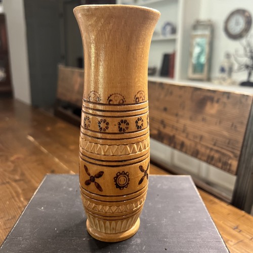 Vaso legno naturale fatto - legno, a